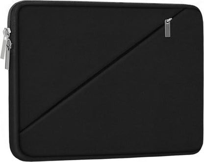 Laptop Sleeve 15 inch, Traveling Carrying Computer Bag with Zippered Pocket, Shockproof Protective Laptop Case Compatible for 15.4 in HP, Dell, Acer, Asus, Lenovo, Apple Notebook, Black - color: Black, size: 15 inch