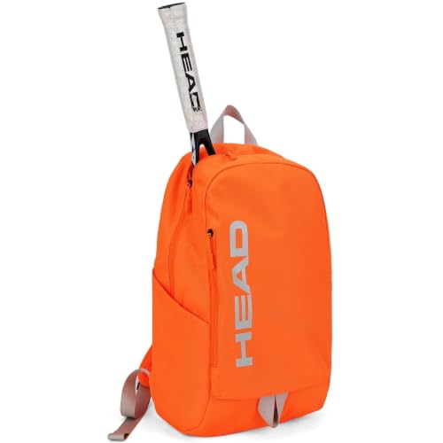 HEAD Waterproof Gym Backpack for Women, Compact Sport Backpack for College/Hiking/Fitness/Outdoor/Daily, (Orange) - color: Orange