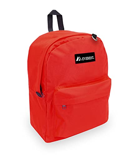 Everest 2045CR Classic Backpack, 16.5", Red - color: Red, size: One Size