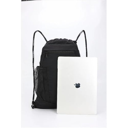 HEAD Men's Drawstring Backpack with Shoe & Phone Pocket,Structured Sports Gym Sack with Bottle Holders for Basketball, Workout, Tennis, Swimming, Travel,Training - color: Dark Grey