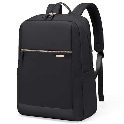 Laptop Backpack for Women - Business Travel Anti Theft Laptop Bag Backpack Water Resistant College Computer Backpacks for Men Women Fits 14Inch Notebook (Black) - color: Black, size: 14 Inch