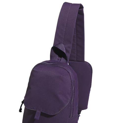 adidas Essentials 3 Crossbody – Sling Bag with Phone Pocket - color: Aurora Plum Purple/Aurora Black