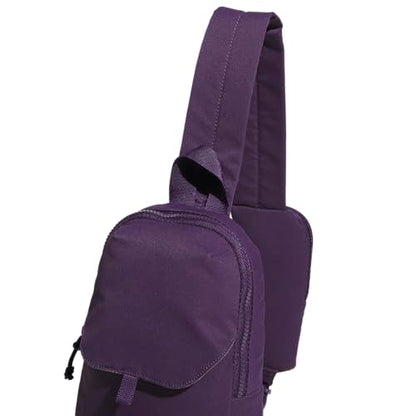 adidas Essentials 3 Crossbody – Sling Bag with Phone Pocket - color: Aurora Plum Purple/Aurora Black