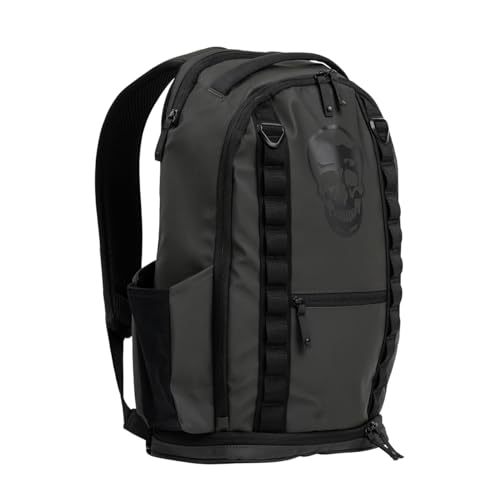 Gymreapers Gravestone 21L Backpack Travel Gym Bag Water-Resistant Lightweight Laptop Sleeve Carry On Luggage for Men & Women (Gunmetal) - color: Gunmetal