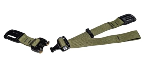 Made in USA Replacement Backpack MOLLE Sternum Chest Strap with Cobra Buckle (Olive Drab) - color: Olive Drab