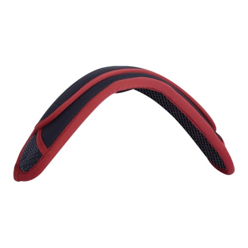 Universal Shoulder Pad for Bags Non-Slip Thick Enhance The Comfort and Stability of Shoulder Bags, Messenger Bags, Backpacks and Belts - Perfect for Outdoor Sports Enthusiasts - color: Red-Black