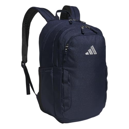 adidas Amplifier Backpack for Laptop, School and Gym, 28L, Night Indigo/Black/Regular, OSFA - color: Night Indigo/Black/Regular