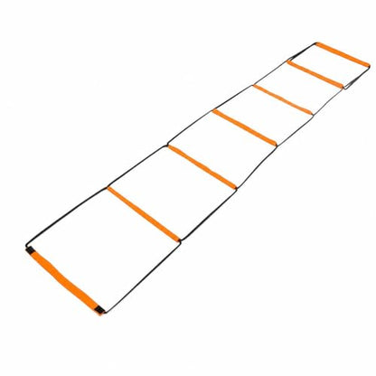Qianly Kids Agility Ladder, Speed Ladder Training for Football & Soccer, 15ft Agility Speed Ladder with Storage Bag, Team Conditioning Equipment, Flitting Agility Ladder 8 Grid - style: Flitting Agility Ladder 8 Grid