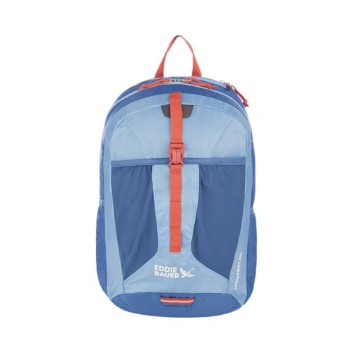 Eddie Bauer Stowaway Packable Backpack | Travel | Outdoor | Lightweight | Foldable | Durable | Ripstop Polyester | 30L - Coast Blue - color: Coast Blue, size: 30L