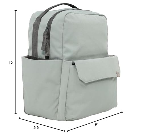 RED ROVR Mini Roo Lightweight Backpack | 6 pockets for everyday essentials (Sage) - color: Sage