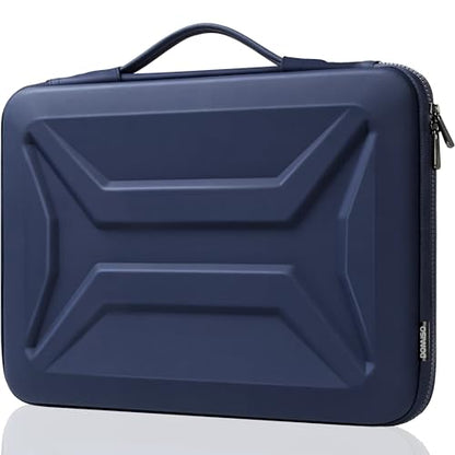 DOMISO 13.3-14 Inch Laptop Hard Case, Waterproof Shockproof Hard Shell Laptop Sleeve Protective Computer Bag for Macbook Pro/Lenovo ThinkPad/Dell XPS/HP Pavilion,Navy Blue - color: Navy Blue, size: 14 Inch