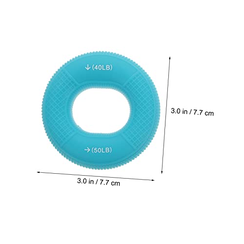 Balacoo 3Pcs Silicone Hand Grip Ring Set Adjustable Forearm Exerciser for Strength Training and Rehabilitation for Fitness Enthusiasts and Injury Recovery
