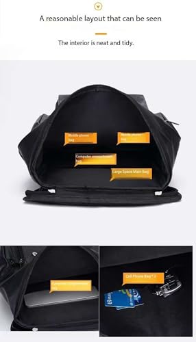 PU Leather Casual Backpack 15.6 Inches Travel College Work Business Laptop Backpack Multi-Pocket Schoolbag (Grey1) - color: Grey1