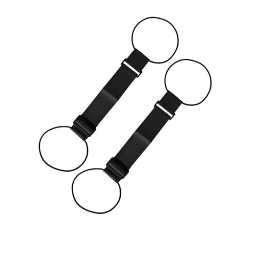 2PCS Luggage Connector Straps, 2026 New Multi Use Strong Adjustable Bag Luggage Straps,Add a Bag Easy to Travel Suitcase Elastic Strap Belt Luggage Accessories(Black+Black) - color: Black+Black