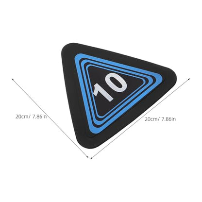 10pcs Numbered Sports Markers, 1-10 Football Training Marker, Anti-Slip Spot Floor Spots for Agility Drills, Basketball, Football Training, Sport Activities