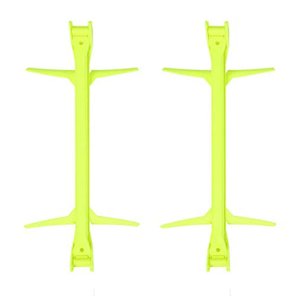 RiToEasysports Soccer Training Hurdles, Portable Adjustable Agility Hurdles Lightweight 2 Pack Yellow Cones for Athletes, Coaches, Home Workouts, Field Training Drills