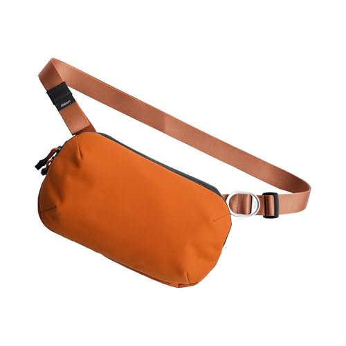 orbitkey Urban Sling Mini – Compact Crossbody Bag with Adjustable Strap & Quick Access Pockets – Lightweight Everyday Carry Sling for Travel, Work, Gym & Outdoor Adventures (Terracotta) - color: Terracotta, size: Urban Sling Mini