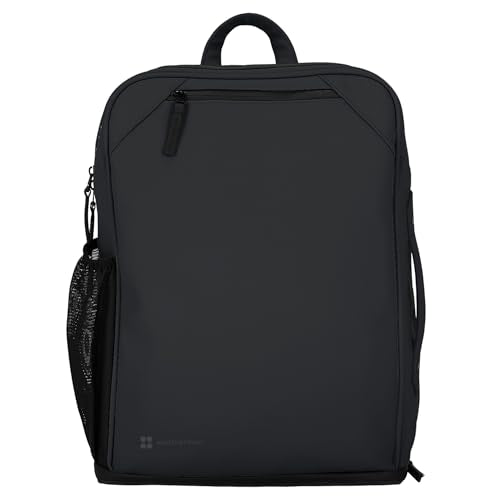 Weatherman Venture Dry Pack - Waterproof Hiking Bag & Travel Backpack - Dry Backpack with Umbrella Compartment, Laptop Sleeve and Smart Storage - Durable Water-Resistant Outdoor Gear - (Black) - color: Black