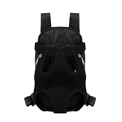 Dog Backpack Carrier/Cat Carrier,Adjustable, Hands-Free, Suitable for Hiking, Traveling, Camping, and Daily Walks,15.4-20.9 lbs (X-Large,Black)