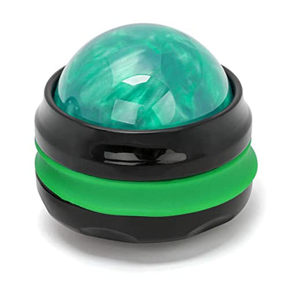 Coolrunner Massage Ball, Manual Roller Massager, Handheld Self Massage Therapy and Relax Full Body Tools for Sore Muscles, Shoulders, Neck, Arms, Legs, Back, Foot, Body (Green) - color: Green