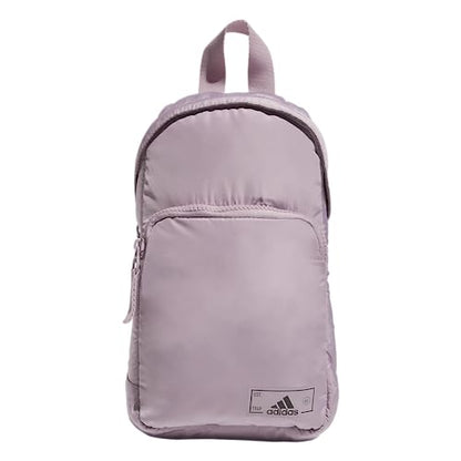adidas Essentials Sling Small Crossbody Bag for Women and Men (5L), Preloved Fig Purple/Black/2.0, One Size - color: Preloved Fig Purple/Black/2.0
