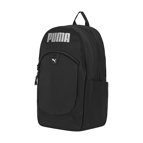 PUMA Rally Backpack, Black, OS - color: Black/Metallic Silver