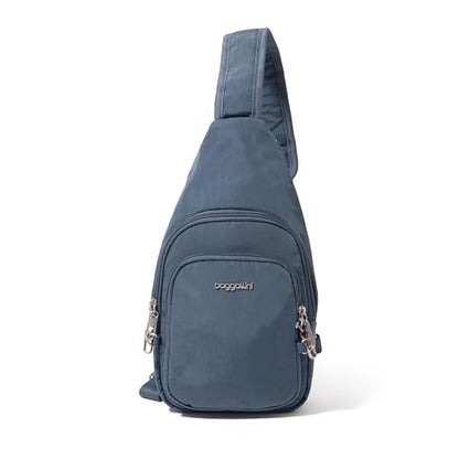 Baggallini Securtex Anti-Theft Daytripper Sling - color: Mist