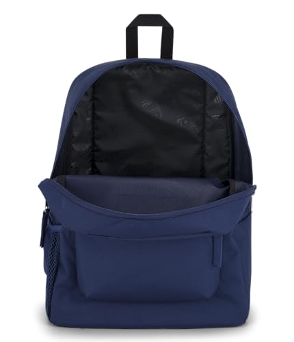 JanSport Cross Town Backpack 17" x 12.5" x 6" - Simple Bag for Everyone with 1 Main Compartment, Front Utility Pocket - Premium Class Accessories - Navy - color: Navy