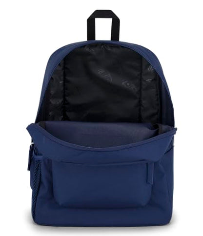 JanSport Cross Town Backpack 17" x 12.5" x 6" - Simple Bag for Everyone with 1 Main Compartment, Front Utility Pocket - Premium Class Accessories - Navy - color: Navy