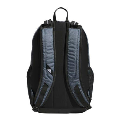 adidas Prime 7 Backpack for Laptop, School and Travel, 37L - color: Twill Onix Grey/Black/White/2
