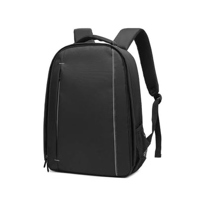 Camera SLR Bag Waterproof Large Capacity Shoulder Outdoor Photography Travel Backpack Camera Bag Case (Grey) - color: Grey