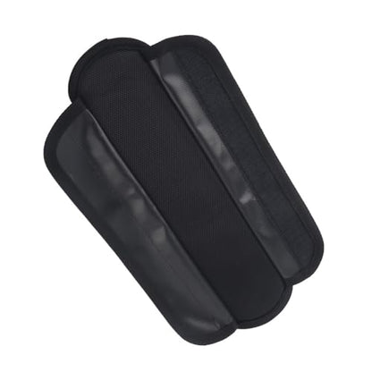 ‌2 Pack Shoulder Pads for Guitar & Backpack, Thickened Anti-Slip Shoulder Strap Pad - Detachable Comfort Cushion for Guitarist Accessory (Black)