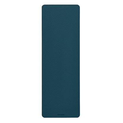 Retrospec Zuma Yoga Mat | 1/2 Inch Thick Non Slip Workout Mat | TPE Exercise Mat for Yoga, Pilates & Stretching | 72x24in - color: Ocean Blue