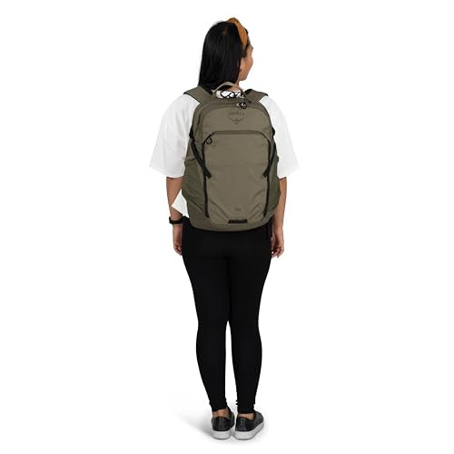 Osprey Axis Laptop Backpack – Sleek Everyday Pack with Laptop Sleeve, Water Bottle Pockets & Compression Straps - color: Earl Grey