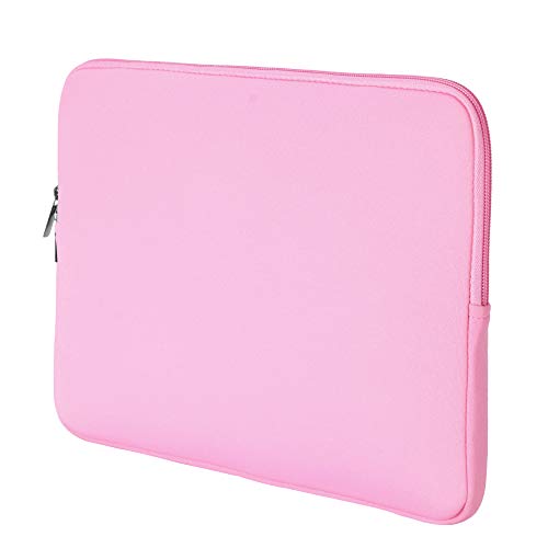 RAINYEAR 11-11.6 Inch Laptop Sleeve Protective Case Soft Carrying Cover Compatible with MacBook Neo A18 11.6" MacBook Air for 11" Notebook Tablet Chromebook (Pink) - color: Pink, size: 11"-11.6"
