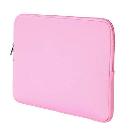 RAINYEAR 11-11.6 Inch Laptop Sleeve Protective Case Soft Carrying Cover Compatible with MacBook Neo A18 11.6" MacBook Air for 11" Notebook Tablet Chromebook (Pink) - color: Pink, size: 11"-11.6"