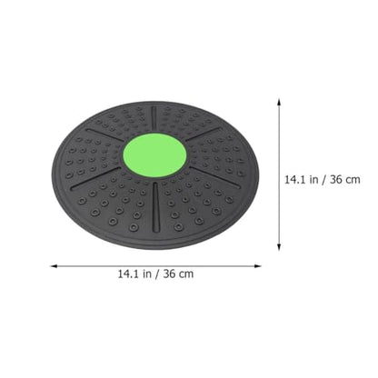 Balance Exercise Board Fitness Balance Tool Green Non-slip Household Equilibrium Training Device for Physiotherapy and Core Stability