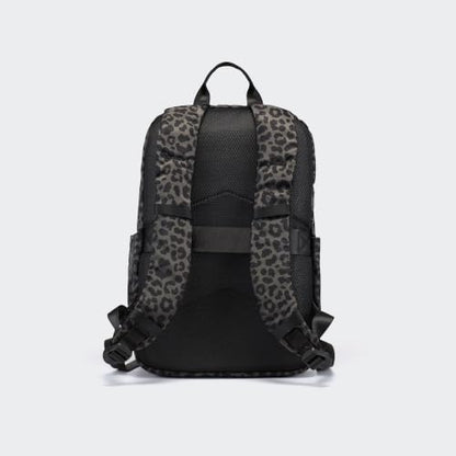 Pander 22L Casual Daypack Everyday Backpack with Luggage Sleeve Smooth Webbing Handle Professional Commuter School Bag, Grey Leopard - color: Grey Leopard