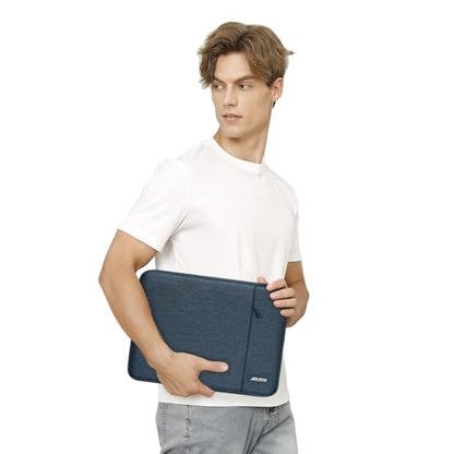 MOSISO Laptop Case 13 inch, Laptop Sleeve Compatible with MacBook Neo/Air/Pro 13 inch with A18/M5/M4/M3/M2/M1 Chip 2026-2016, Polyester Vertical Computer Sleeve Bag with Pocket, Haze Blue - color: Haze Blue, size: 13 inch