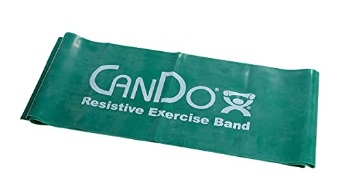 CanDo CanDo Latex-Free Exercise Band, 5-Foot Singles - color: Green