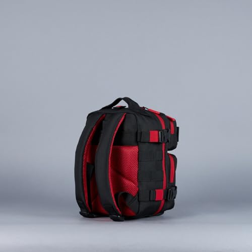 WOLFpak 9L Mini Tactical Backpack (Red Wolf) | Compact, Small Everyday Carry Bag for Gym, School, Travel | Durable, Water-Resistant Daypack with Molle System and Patch Panel - color: Red Wolf