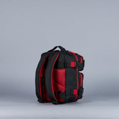 WOLFpak 9L Mini Tactical Backpack (Red Wolf) | Compact, Small Everyday Carry Bag for Gym, School, Travel | Durable, Water-Resistant Daypack with Molle System and Patch Panel - color: Red Wolf