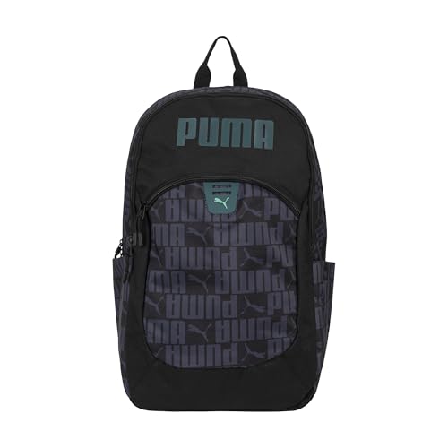PUMA Rally 300 Backpack, Black/Green, OS - color: Black/Galactic Grey/Emerald Ice