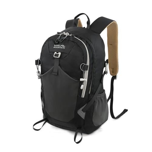 20L Hiking Backpack With Rain-Cover, Lightweight Packable Backpack For Women Men, Hiking Daypack Backpacks Fit For Camping, Sports, Daily Commuting, Short Trips (Black) - color: Black2.0, size: 20L