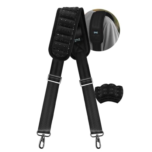 ZINMARK 79" Adjustable 3D Soft Cushion Shoulder Strap, Anti-Slip Thickened Breathable Pad for Bags