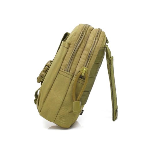 Belt Pouch, Tactical Molle Phone Pouch EDC Utility Pouches Waist Bag, Small Cell Phone Holster Gear Tool Gadget Pocket for Men - color: Sansha Camo