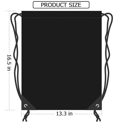 Drawstring Backpack 12PCS Bulk String Backpack Drawstring Bags Sport Gym Cinch Bag Nylon String Bag for Women Men (Black 12PCS) - color: Black 12pcs