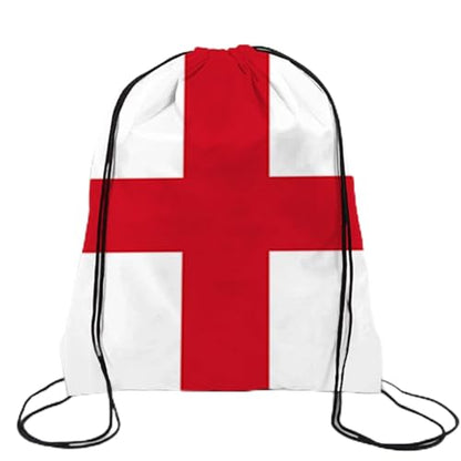 TREBIN 2026 Soccer Cup Drawstring Backpack, Soccer Gym Bag in National Flag Colors, Sports Bag Sackpack Cinch Bag (England Fan) - color: England Fan
