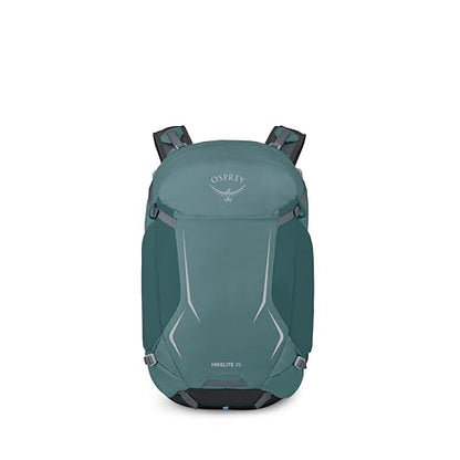 Osprey Hikelite 26L Durable Hiking Backpack - Travel Daypack with Rain Cover for Men and Women, Cascade Blue - color: Cascade Blue, style: 26l