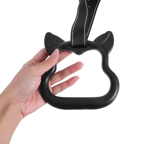 CHILDWEET ’s Gymnastic Rings Set with Adjustable Hanging Straps, Black Foldable 1m Pull-up Rings for Indoor Strength Training and Climbing Exercise Equipment